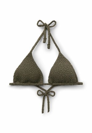 CRINKLE DUNE - Horní díl bikin - green