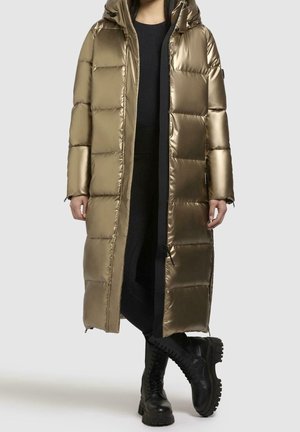 Wintermantel - gold-coloured