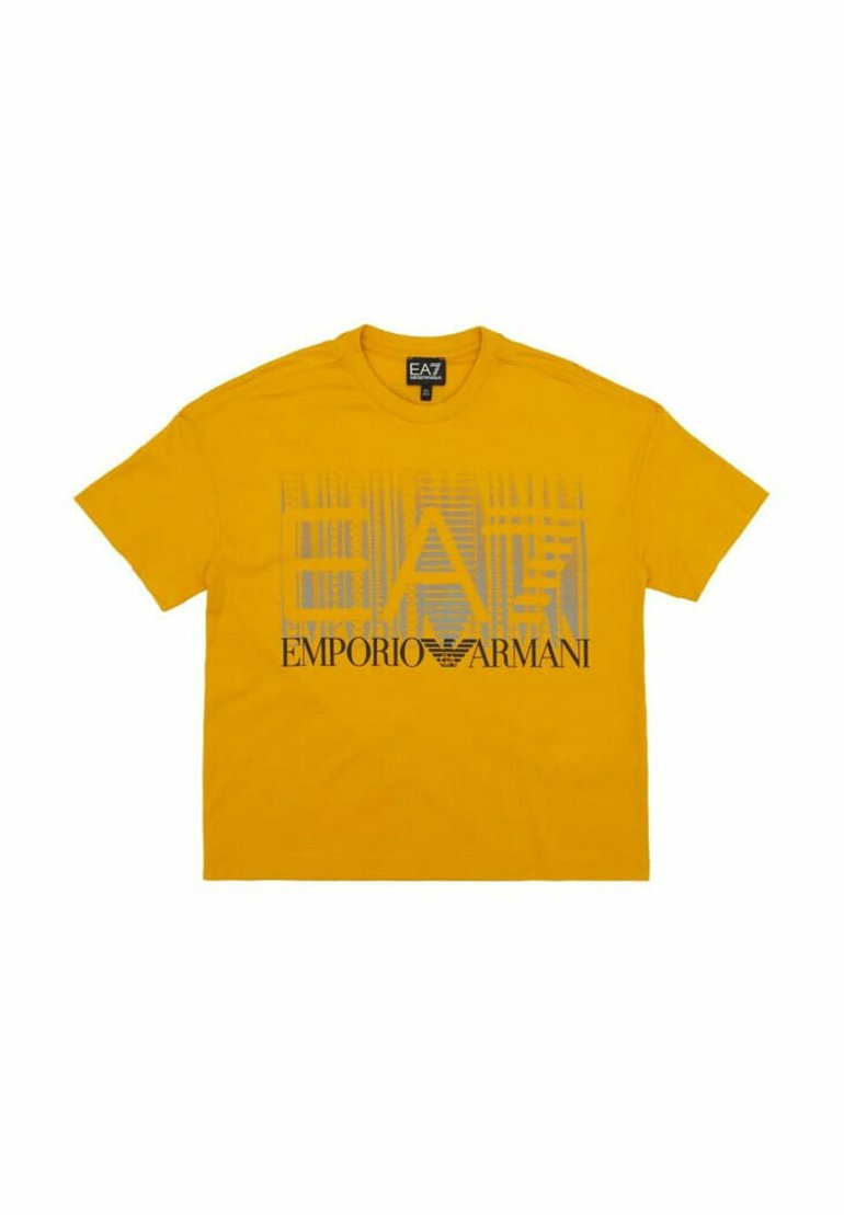 EA7 Emporio Armani T-shirt print donkergeel EA7 Emporio Armani T-shirt print donkergeel