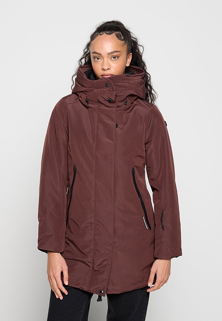 khujo Wintermantel bruin