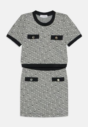 Monnalisa COMPLETO BON TON - Pliiatsseelik - panna/nero