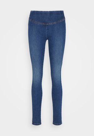 ONLY ONLWAUW  PUSH UP - Farkkuleggingsit - medium blue denim