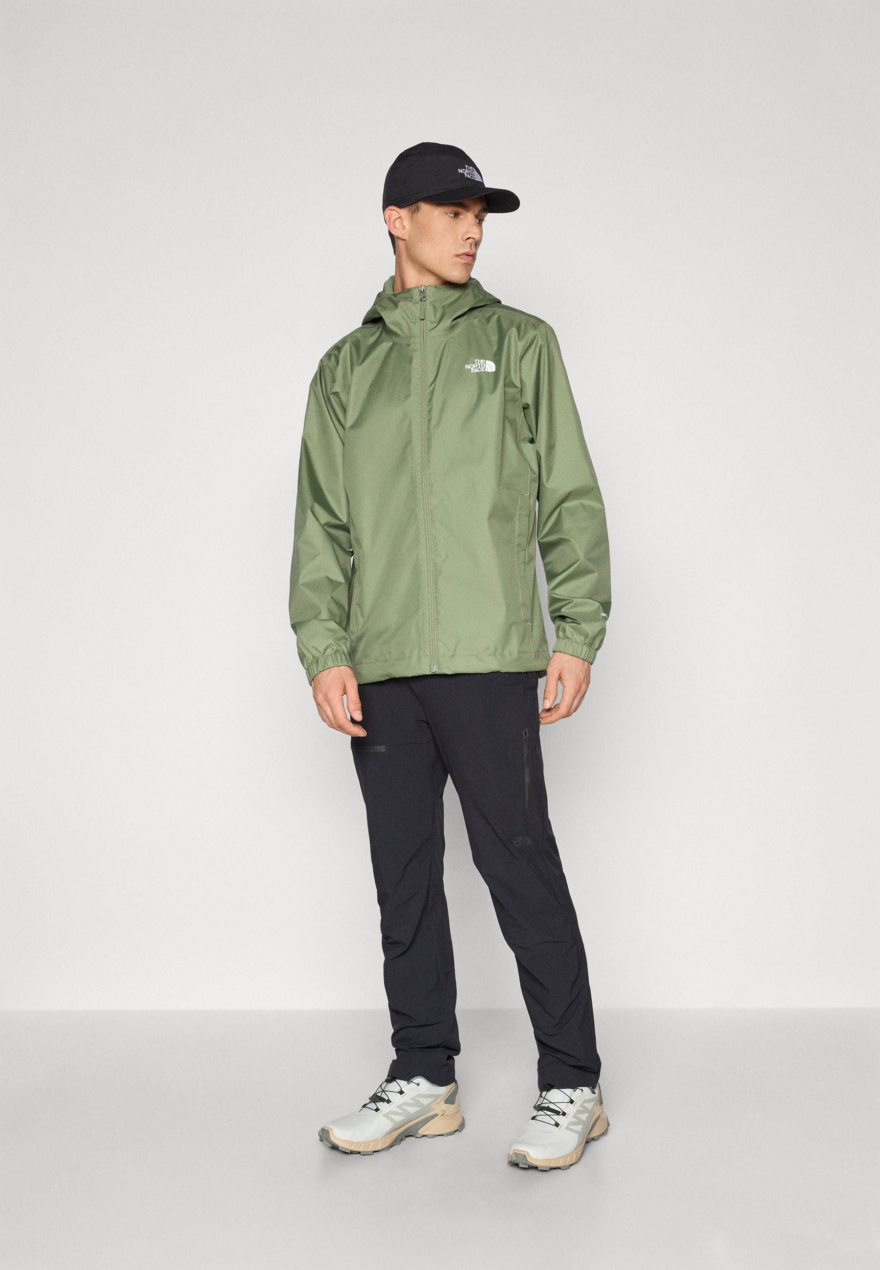 The North Face QUEST JACKET - Impermeable - bark mist/verde