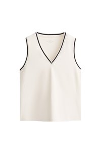 SLEEVELESS V-NECK  - Felső - beige