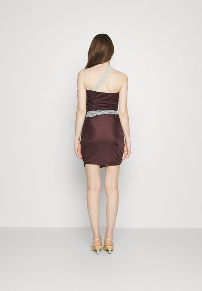 Vaillant BUSTIER DRESS - Φόρεμα από ζέρσεϊ - brown