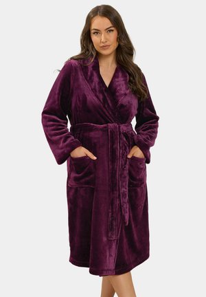 Yours Clothing, PLUS SIZE DRESSING GOWNS - Peignoir - burgundy
