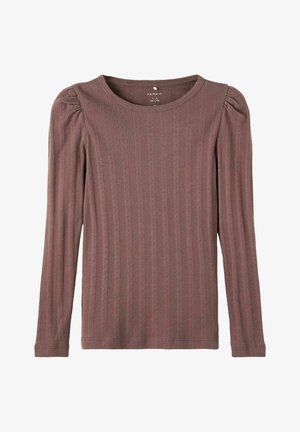 MIT LANGEN ÄRMELN EXTRA SLIM FIT - Camiseta de manga larga - peppercorn