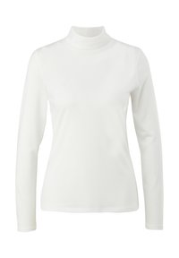 comma Langarmshirt - weiß