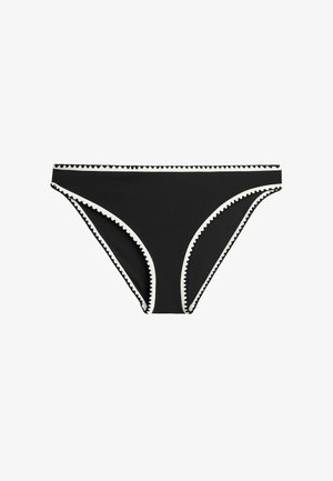 OYSHO, CONTRAST TRIM CLASSIC BIKINI BRIEFS - Bikinibukser - black