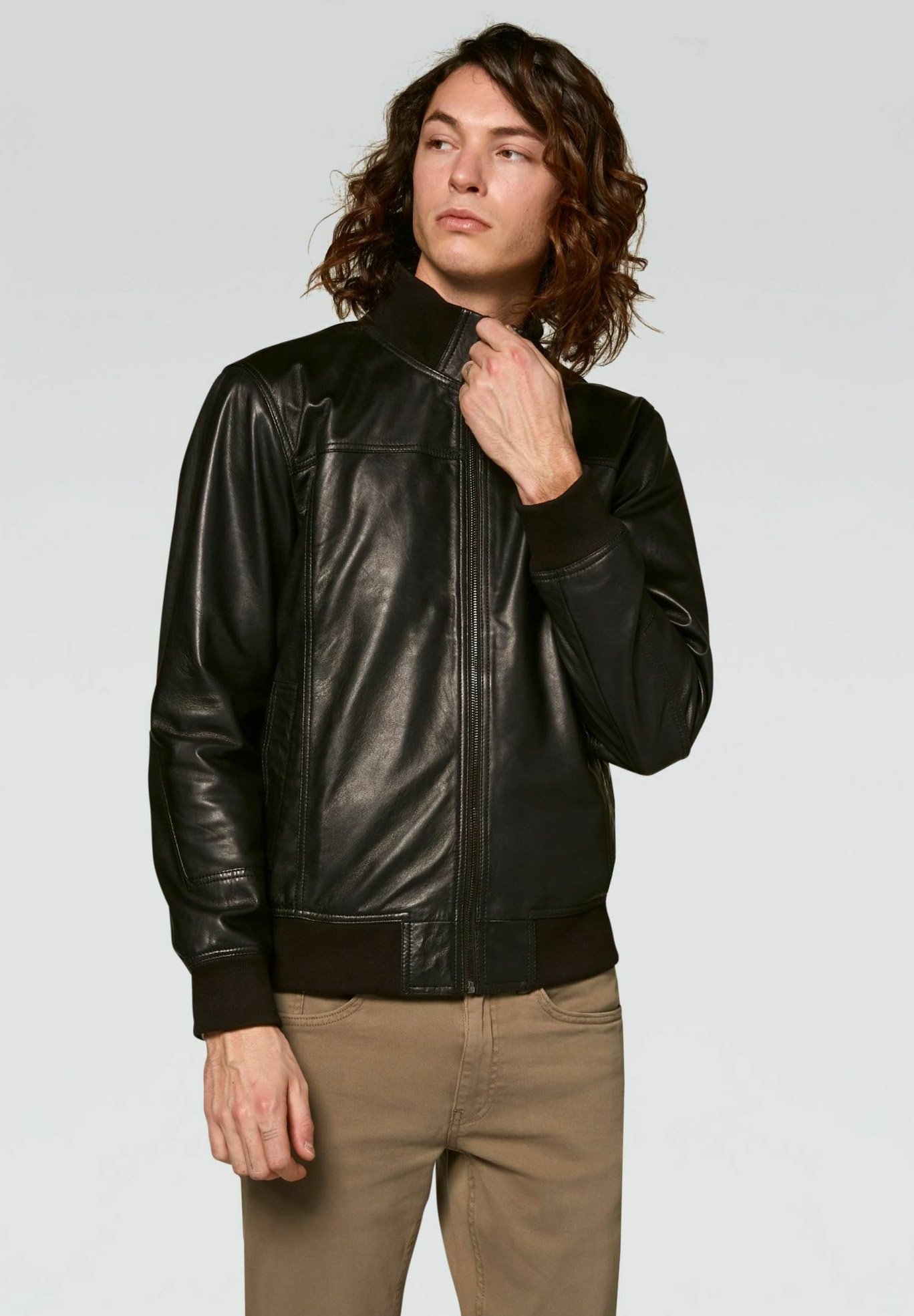 Conbipel Giacca di pelle - nero - Zalando.it