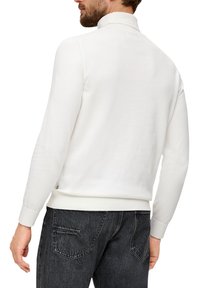 s.Oliver À COL ROULÉ - Strickpullover - ecru