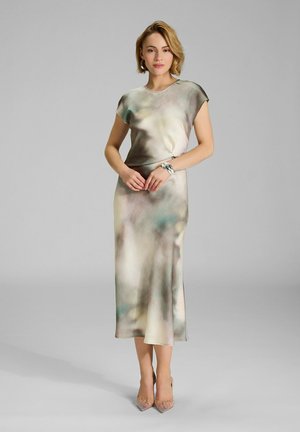 Swing Cocktail dress / Party dress - turqouise   multi