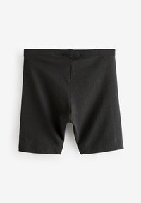 Mustad mustreeritud mustad puuvillased lühikesed püksid, elastse vöökoha, kitsenevate jalgade ja nähtamatute õmblustega. Kujundatud mugavuseks ja liikumisvabaduseks.