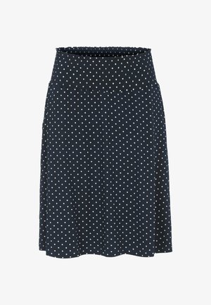 Cellbes of Sweden, WITH POCKETS - A-Linien-Rock - navy dotted