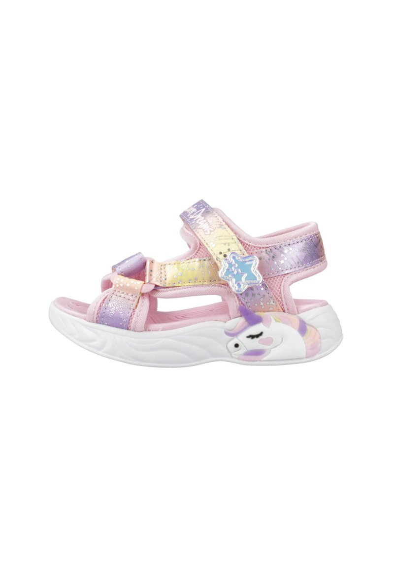 Skechers - UNICORN DREAMS  - Sandály - light pink textile/multi trim, Zvětšit