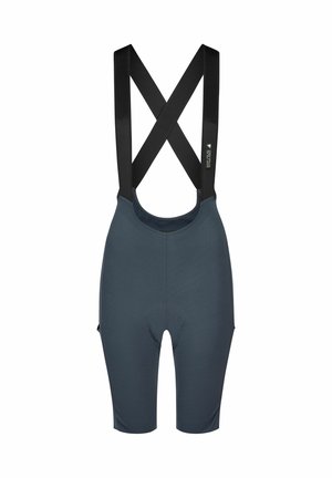 Endura, WOMEN'S ALLTRACK RIDE BIBSHORT - Korte fietsbroek met bandjes - grau