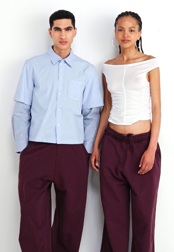 DARK RED MONSTER JOGGERS UNISEX - Tracksuit bottoms4