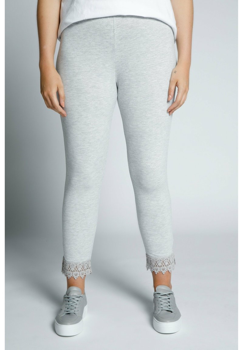 Ulla Popken 7/8 - Legging (type pantalon) - lichtgrijs melange