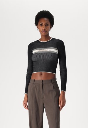 GO JACQUARD - Maglione - jet black