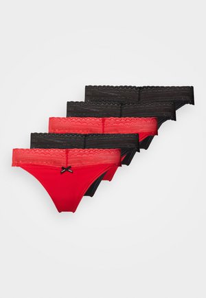 HUGO STRING 5 PACK - Tange - open red