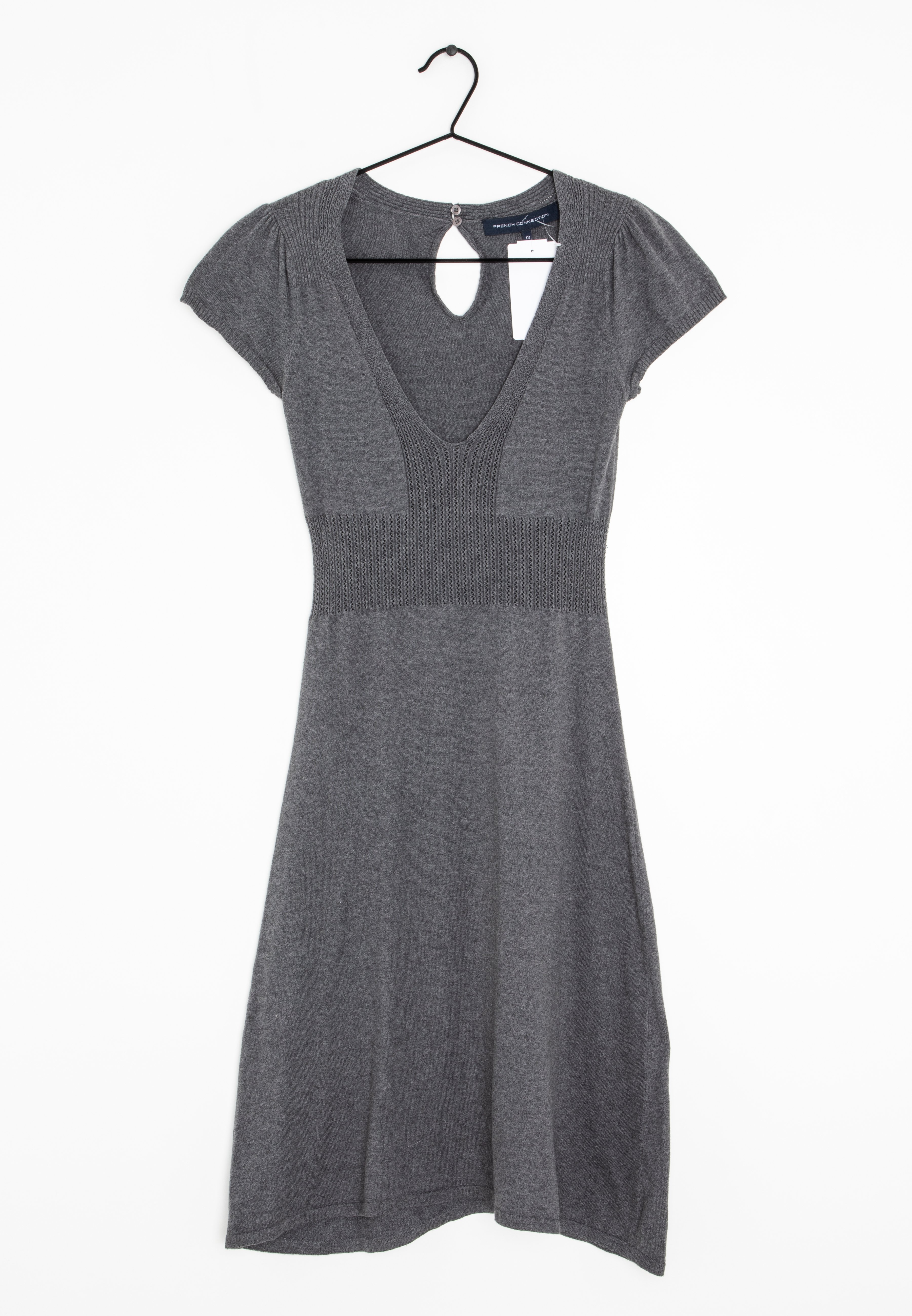 French Connection Gebreide jurk - grey/grijs - (Pre-owned) - Zalando.nl