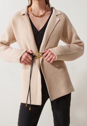 Vest - mottled beige