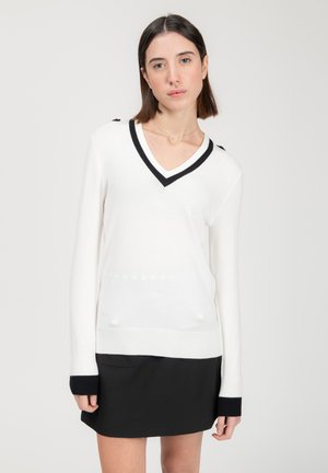 SHOULDER DETAIL - Pullover - milk