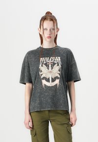 Volcom VOLTRIP TEE - Print T-shirt - vintage black