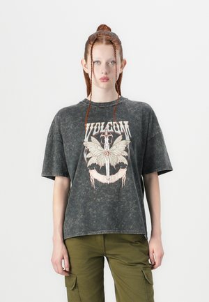 Volcom VOLTRIP TEE - Print T-shirt - vintage black
