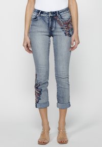 Koroshi Kavbojke slim fit - azul cl  light blue