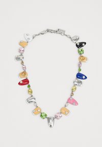 GEM NAILS NECKLACE - Náhrdelník - silver-coloured/multi