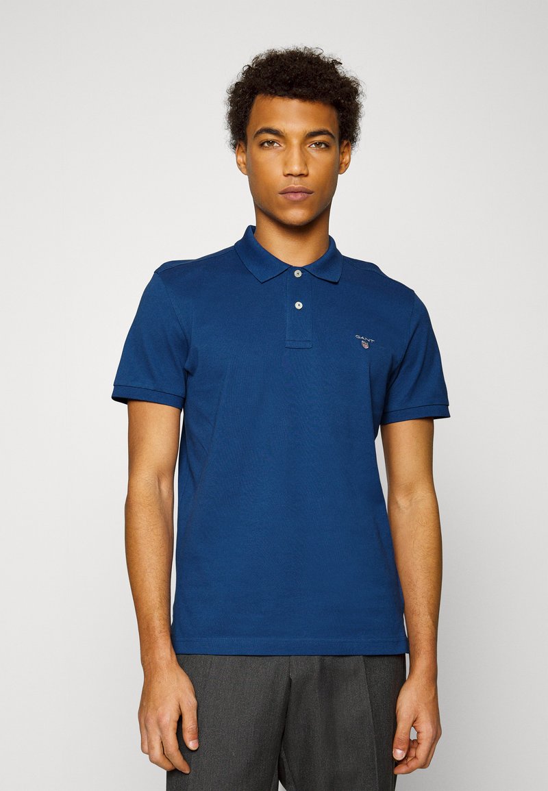 GANT THE ORIGINAL RUGGER Polo shirt lake blue/royal blue Zalando