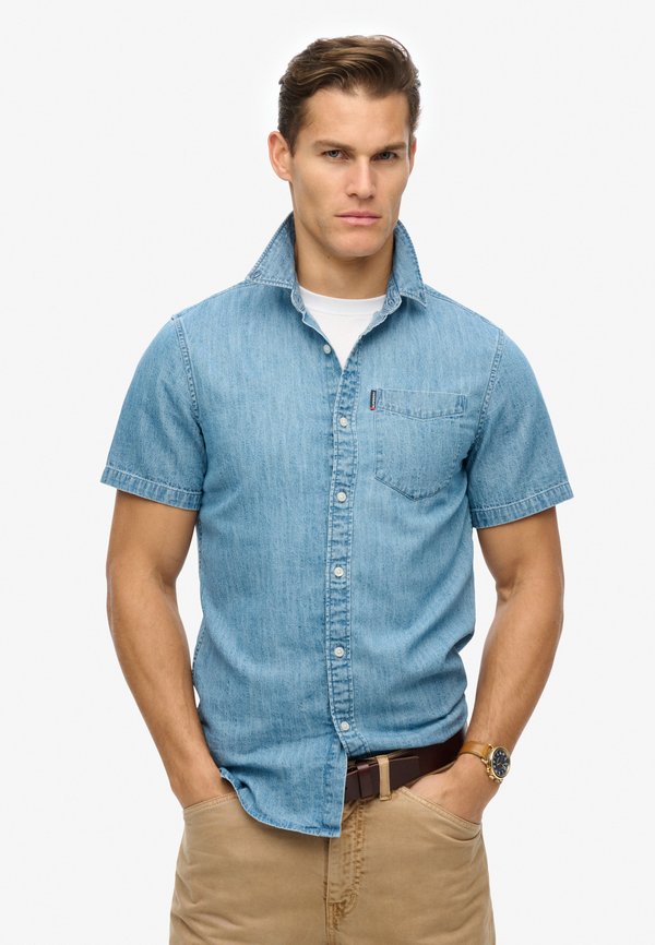 ESSENTIAL SHORT SLEEVE - Hemd - vintage wash