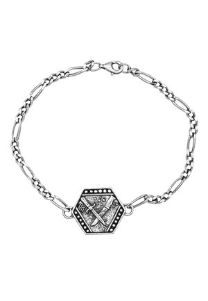 COIN VINTAGE LOOK - Armband - silberfarben