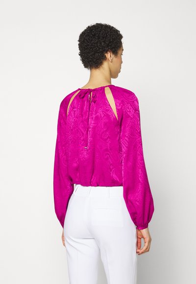 Veronica Beard SIONNE BLOUSE - Μπλούζα με μακριά μανίκια - bright magenta