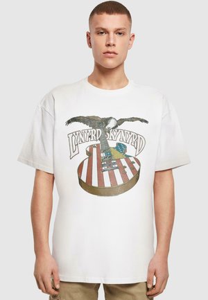 LYNYRD SKYNYRD - USA ROCK BAND HEAVY  - T-Shirt print - white