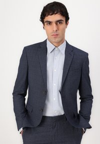 Isaac Dewhirst NOTCH SUIT TEXTURE SLIM - Κοστούμι - navy mix