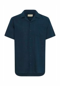 BHVICTOR LINEN MIX - Button down-skjorte - dress blues