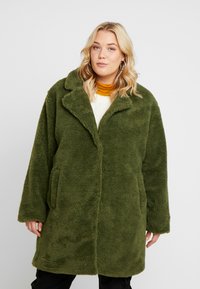 Urban Classics Curvy - Zimní kabát - olive Miniatura obrázku 1