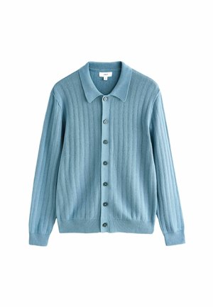 REGULAR FIT BUTTON-THROUGH  - Kardigán - blue