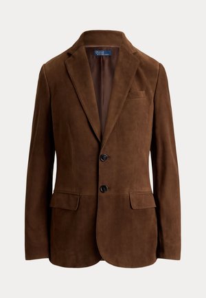 Polo Ralph Lauren, LAMBSKIN SUEDE BLAZER - Блейзър - umber