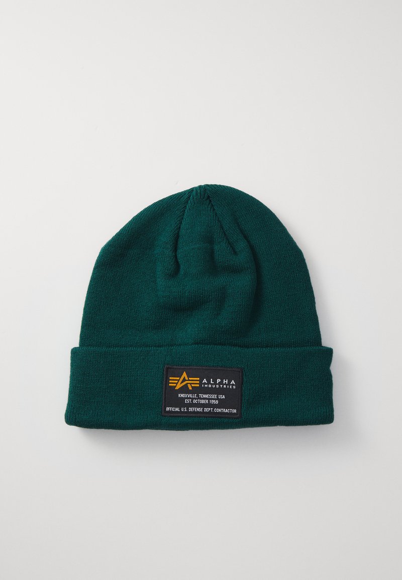 Alpha Industries CREW BEANIE UNISEX - Kapa - force green