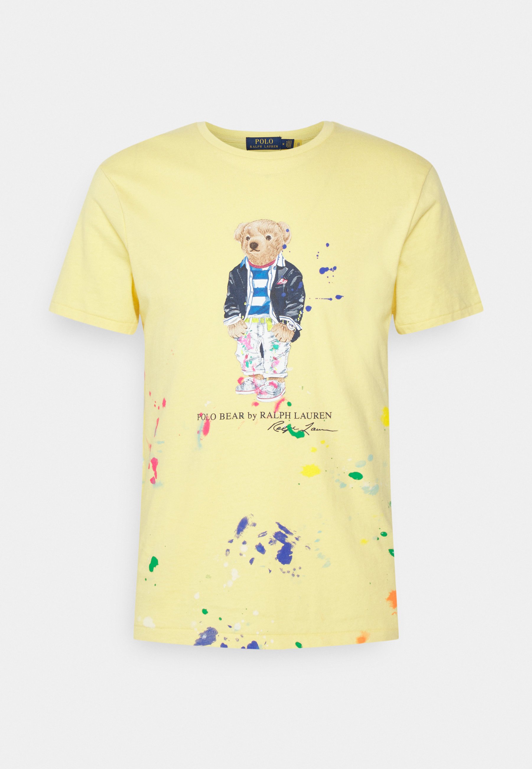 Yellow polo shirt with bear Clearance