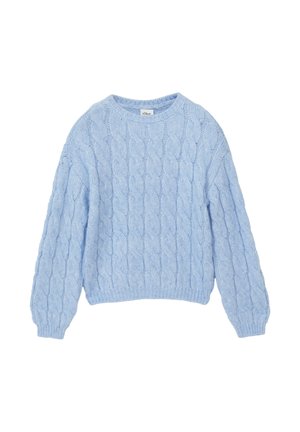 Strickpullover - hellblau