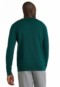 FALKE BASIC NEW MERINO V-NECK - Maglione - pink