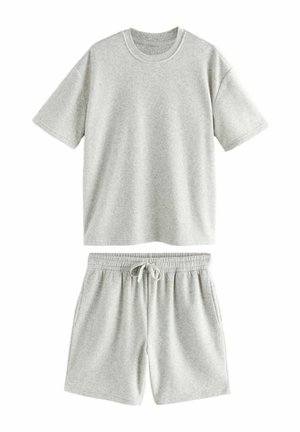 REGULAR FIT - SHORT SLEEVE SET - Nachtwäsche Set - grey