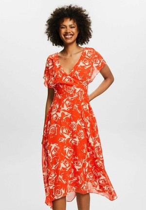 Vestido informal - bright orange