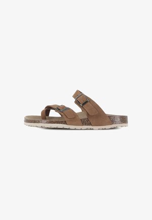 Blogger, SANDALIA PLANA DE MUJER - Sandalias de dedo - marron claro