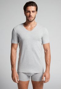 IUMAN Intimissimi Uomo V-NECK - Undertröja - grigio melange