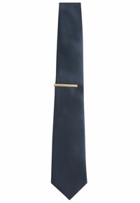 Next TEXTURED WITH 2 PACK REGULAR - Kravata - navy blue tan brown